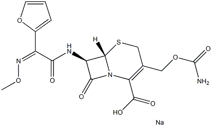 Cefuroxime Sodium impurity D Struktur