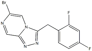 6-bromo-3-(2,4-difluorobenzyl)-[1,2,4]triazolo[4,3-a]pyrazine Structure
