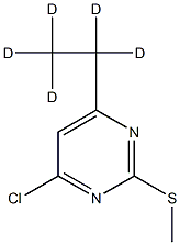4-Chloro-2-methylthio-6-(ethyl-d5)-pyrimidine|