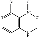 2-chloro-N-methyl-3-nitropyridin-4-amine Struktur