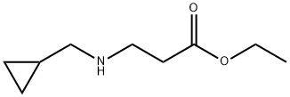 ethyl 3-[(cyclopropylmethyl)amino]propanoate Struktur