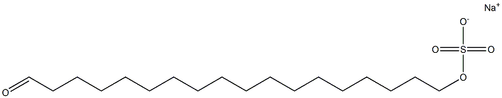 Sodium cetostearyl sulfate Struktur