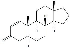 5-ALPHA-ANDROST-1-EN-3-ONE Struktur