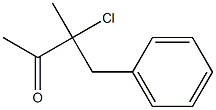3-CHLORO-3-METHYL-4-PHENYL-2-BUTANONE Struktur