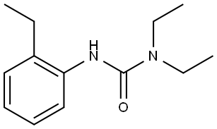 1,1-DIETHYL-3-(2-ETHYLPHENYL)UREA Struktur
