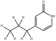 2-Hydroxy-4-(n-propyl-d7)-pyridine Struktur