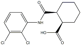 CIS-N-(2,3-DICHLOROPHENYL)HEXAHYDROPHTHALAMIC ACID Struktur