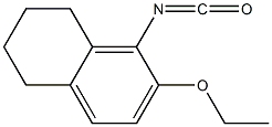 Isocyanic acid, 2-ethoxy-5,6,7,8-tetrahydro-1-naphthyl ester (6CI) Struktur