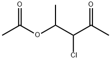 2-Pentanone,  3-chloro-4-hydroxy-,  acetate  (5CI) Struktur
