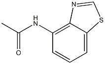 Benzothiazole, 4-acetamido- (6CI) Struktur