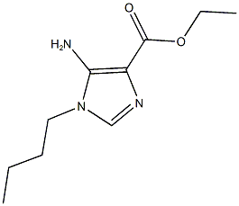 ethyl 5-amino-1-butyl-1H-imidazole-4-carboxylate Struktur