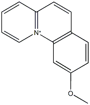 9-methoxypyrido[1,2-a]quinolinium Struktur