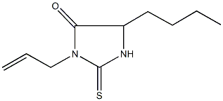 3-allyl-5-butyl-2-thioxoimidazolidin-4-one Struktur