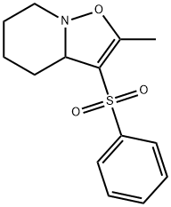 2-methylene-3-(phenylsulfonyl)hexahydro-2H-isoxazolo[2,3-a]pyridine Struktur