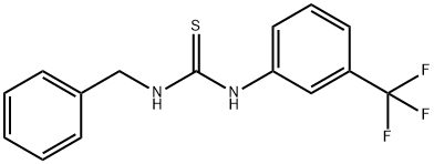 N-benzyl-N'-[3-(trifluoromethyl)phenyl]thiourea Struktur