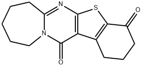 2,3,8,9,10,11-hexahydro[1]benzothieno[2',3':4,5]pyrimido[1,2-a]azepine-4,13(1H,7H)-dione Struktur