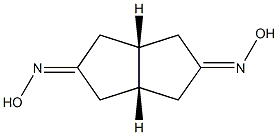 tetrahydropentalene-2,5(1H,3H)-dione dioxime Struktur