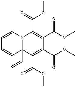 tetramethyl 9a-vinyl-9aH-quinolizine-1,2,3,4-tetracarboxylate Struktur