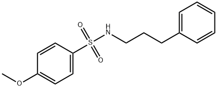 4-methoxy-N-(3-phenylpropyl)benzenesulfonamide