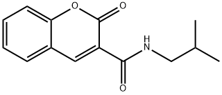 N-isobutyl-2-oxo-2H-chromene-3-carboxamide Struktur