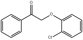 2-(2-chlorophenoxy)-1-phenylethanone Struktur