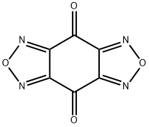 4H,8H-[1,2,5]oxadiazolo[3,4-f][2,1,3]benzoxadiazole-4,8-dione Struktur
