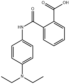 2-{[4-(diethylamino)anilino]carbonyl}benzoic acid Struktur
