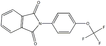 2-[4-(trifluoromethoxy)phenyl]-1H-isoindole-1,3(2H)-dione Struktur