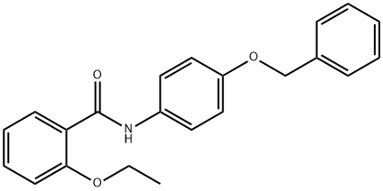 N-[4-(benzyloxy)phenyl]-2-ethoxybenzamide Struktur
