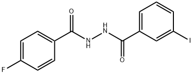 N'-(4-fluorobenzoyl)-3-iodobenzohydrazide Structure