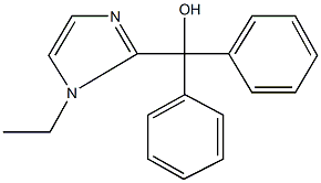 (1-ethyl-1H-imidazol-2-yl)(diphenyl)methanol Struktur