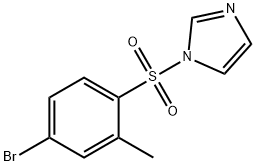1-[(4-bromo-2-methylphenyl)sulfonyl]-1H-imidazole Struktur