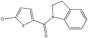 1-[(5-chloro-2-thienyl)carbonyl]indoline Struktur