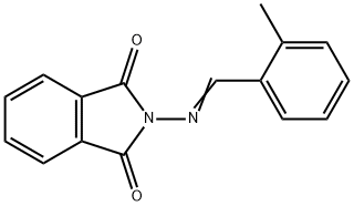 2-[(2-methylbenzylidene)amino]-1H-isoindole-1,3(2H)-dione Struktur
