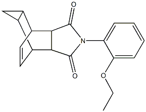 4-(2-ethoxyphenyl)-4-azatetracyclo[5.3.2.0~2,6~.0~8,10~]dodec-11-ene-3,5-dione Struktur