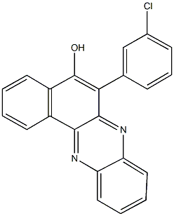 6-(3-chlorophenyl)benzo[a]phenazin-5-ol Struktur