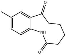 9-methyl-3,4,5,6-tetrahydro-1H-1-benzazonine-2,7-dione Struktur