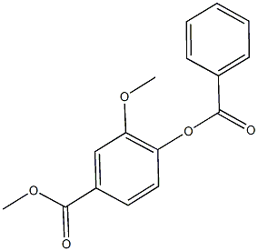 methyl 4-(benzoyloxy)-3-methoxybenzoate Structure