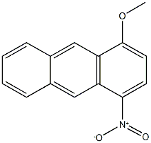 1-methoxy-4-nitroanthracene Struktur