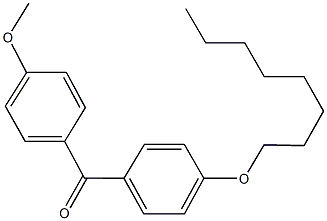 (4-methoxyphenyl)[4-(octyloxy)phenyl]methanone Struktur