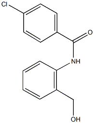4-chloro-N-[2-(hydroxymethyl)phenyl]benzamide Struktur