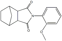 4-(2-methoxyphenyl)-4-azatricyclo[5.2.1.0~2,6~]decane-3,5-dione Struktur