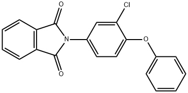 2-(3-chloro-4-phenoxyphenyl)-1H-isoindole-1,3(2H)-dione Struktur