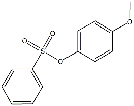 4-methoxyphenyl benzenesulfonate Struktur