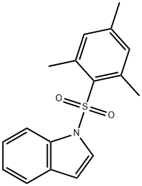 1-(mesitylsulfonyl)-1H-indole Struktur