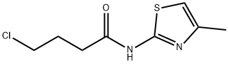 4-chloro-N-(4-methyl-1,3-thiazol-2-yl)butanamide Struktur