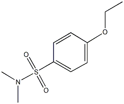 4-ethoxy-N,N-dimethylbenzenesulfonamide Struktur