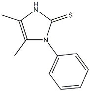 4,5-dimethyl-1-phenyl-1,3-dihydro-2H-imidazole-2-thione Struktur