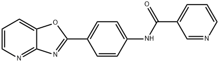 N-(4-[1,3]oxazolo[4,5-b]pyridin-2-ylphenyl)nicotinamide Structure