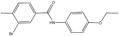 3-bromo-N-(4-ethoxyphenyl)-4-methylbenzamide Struktur